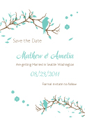 Save the Date Card