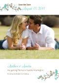 Save the Date Card with photo