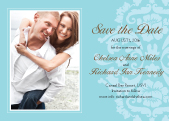 Save the Date Card with photo