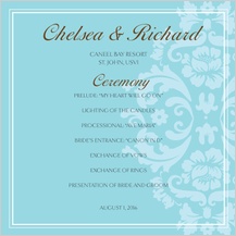 Program - classic damask