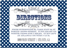 Direction - ditsy polka dots