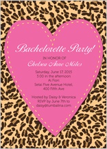 Bachelorette Party Invitation - bachelorette leopard print invite Bachelorette Party Invitation - bachelorette leopard print invite