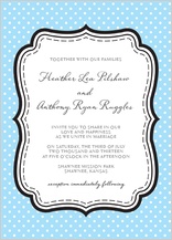 Wedding Invitation - polka