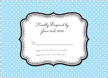 Response Card - polka