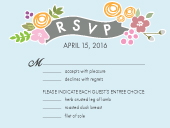Response Card with menu options