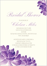 Wedding Shower Invitation - cactus orchid