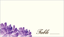 Place Card - cactus orchid Place Card - cactus orchid