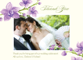 Wedding Thank You Card with photo