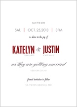 Save the Date Card - the grand affair Save the Date Card - the grand affair