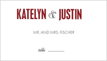 Place Card - the grand affair