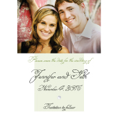 Save the Date Card with photo