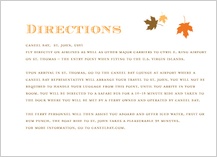 Direction - maple leaves