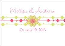 Gift Enclosure - floral garland Gift Enclosure - floral garland