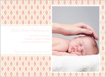 Birth Announcement with photo - sweet mod