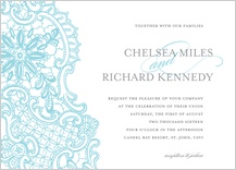 Wedding Invitation - lace