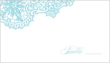 Place Card - lace