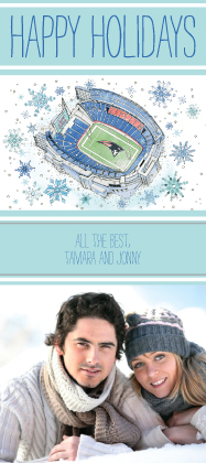 Holiday Cards - Winter at Gillette Stadium