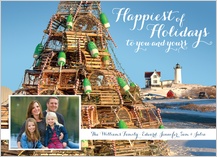 Holiday Cards - holiday lobster pots