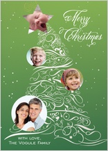Christmas Cards - elegant holiday tree