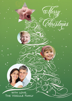 Christmas Cards - Elegant Holiday Tree