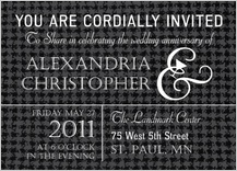 Anniversary Party Invitation - classic anniversary Anniversary Party Invitation - classic anniversary
