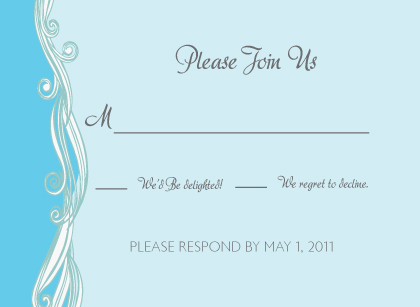Response Card - Set Sail Save the Date