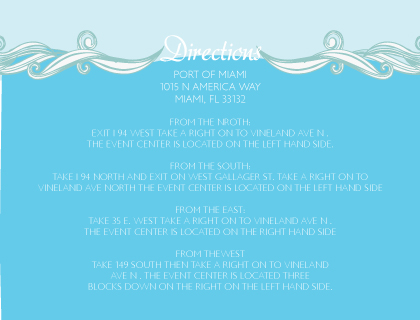 Direction - Set Sail Save the Date