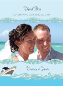 Wedding Thank You Card with photo