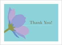 Wedding Thank You Card - wildflowers