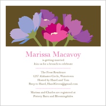 Wedding Shower Invitation - wildflowers