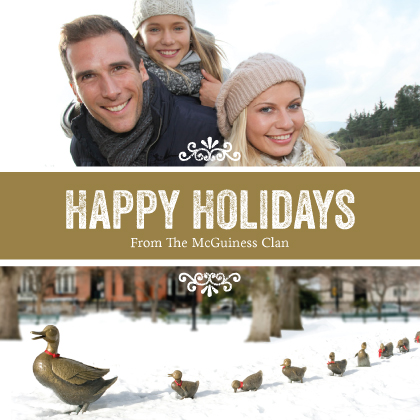 Holiday Cards - Holiday Ducklings