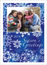 Holiday Cards - brilliant snowflakes