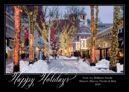 Holiday Cards - Faneuil Hall Holiday Stroll