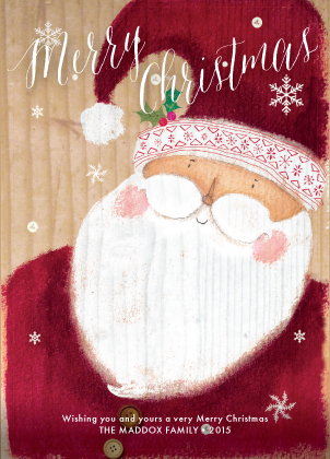 Christmas Cards - Merry Santa