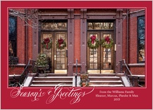 Holiday Cards - boston brownstone