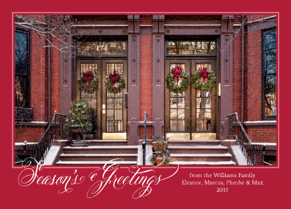 Holiday Cards - Boston Brownstone