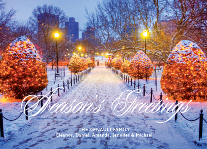 Holiday Cards - Public Garden Greetings
