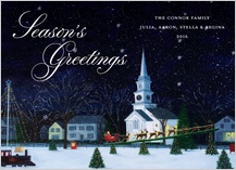 Holiday Cards - seasonal town square