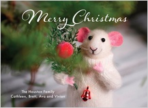 Christmas Cards - merry christmas mouse
