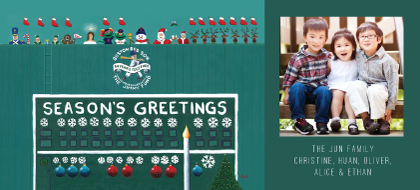 Holiday Cards - Green Monster Greetings