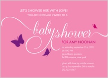 Baby Shower Invitation - flutter buzz