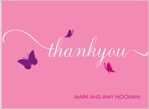 Baby Thank You Card - flutter buzz Baby Thank You Card - flutter buzz