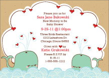 Baby Shower Invitation - splish-splash baby shower invite