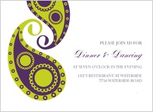 Reception Card - paisley pickles