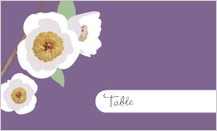 Place Card - modern peony Place Card - modern peony