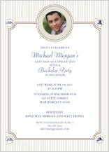 Bachelor Party Invitation - gentleman's night out: photo Bachelor Party Invitation - gentleman's night out: photo