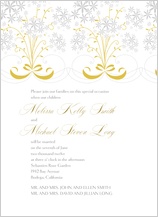 Wedding Invitation - star flowers