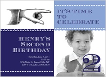 Birthday Party Invitation with photo - talk to the hand Birthday Party Invitation with photo - talk to the hand