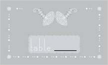 Place Card - quiet flowers Place Card - quiet flowers