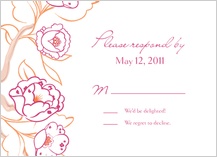 Response Card - blooming branches